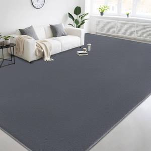 lot 538 image: AAFKK Large Modern Area Rugs for Living Room Bedroom, 5x8 Feet Grey Ultra Soft Thickened Memory-Foam Indoor Rug, Comfy Aesthetic Solid Minimalist Carpets for Girls Boys Nursery Dorm Home Decor - Retail $53