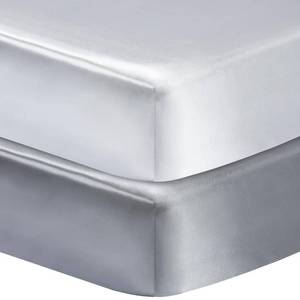 lot 563 image: GUNTAIL 2 Pack Silk Crib Sheets for Baby with Sensitive Hair Satin Baby Mattress Sheet Boys and Girls Unisex 52����x28����x8���� Fitted Sheets, Full, LQQ4-2 - Retail $16
