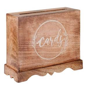 lot 586 image: CRACKED SEE PHOTOS Eximious India Wedding Card Box with Card Slit and Lock 12X10X4.5- Gift Wishing Well Card Box for Weddings, Receptions, Birthdays, Graduations, Baby Showers, Honeymoon Funds KHNDCNC (Burnt) - Retail $35