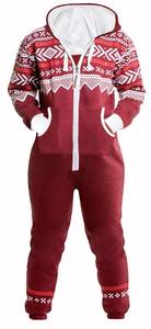 lot 604 image: Skylinewears Unisex Adult Onesie One-Piece Pajama Jumpsuits Long Sleeve Playsuit with Hood, Non Footed Pajama for Men & Women Aztec Maroon L - Retail $40