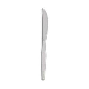 lot 653 image: Dixie 7.5 Heavy-Weight Polystyrene Plastic Knives By GP PRO, Clear, 1000 Count, KH017 - Retail $43