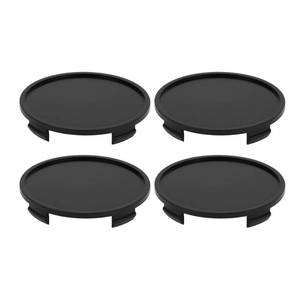 lot 659 image: Partuto 4 Pcs 76.3mm 3.00 OD - Universal Car Wheel Hub Center Caps - Car SUV Trucks Auto Hub Covers Scratch Resistant Rustproof - Durable Plastic Matte Black - Retail $15