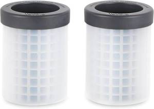 lot 663 image: Tovolo Mini Ice Cylinder- Squeeze & Release- Set of 2, 1000422, Gray - Retail $15