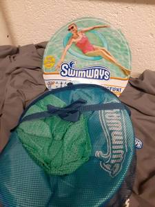 lot 678 image: SwimWays Premium Spring Float Pool Lounger  - Retail $25