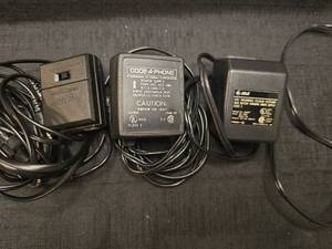 lot 5057 image: Early Cellular Phone Chargers and Recording Control Device Lot