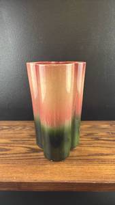 lot 40588 image: Hull Pottery Pink Green Gradient Vase