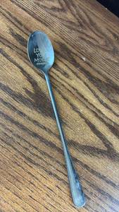 lot 40613 image: Love You More Engraved Spoon