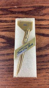 lot 40634 image: December Birthstone Hand-Painted Pen Set
