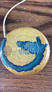 lot 40658 image: Wooden Yo-Yo with String