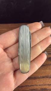 lot 40662 image: Stainless Steel Folding Pocket Knife