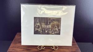 lot 40671 image: Notre Dame Gables Signed Photography Print by Larry Blackwood