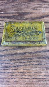 lot 40689 image: Superior Solid Rubber Dates Stamp Set with Metal Type