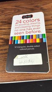 lot 40694 image: Storylines 24 Color Double-Sided Triangular Colored Pencils Set