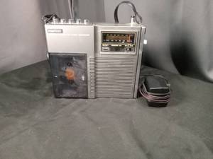 lot 4853 image: Meriton Cassette Radio Recorder with Microphone