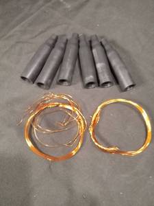 lot 4871 image: Ribber Tubing Components with Copper Wire