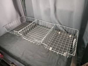lot 4897 image: Set of 3 wire racks