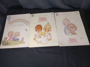 lot 4898 image: Precious Moments Cross Stitch Pattern Books Collection