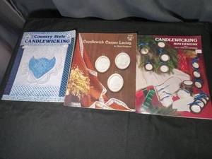 lot 4900 image: Candlewicking Pattern Books Collection