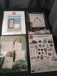 lot 4914 image: Cross Stitch Pattern Booklet Collection
