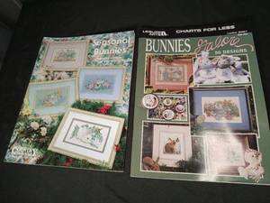 lot 4918 image: Cross Stitch Pattern Books - Bunny Designs Collection