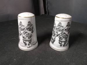 lot 40933 image: Robert Maguire Signed Salt and Pepper Shakers