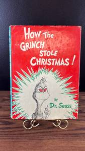 lot 40699 image: How The Grinch Stole Christmas Dr. Seuss Hardcover Book