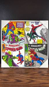 lot 40716 image: Amazing Spider-Man Comic Book Cover Art Print