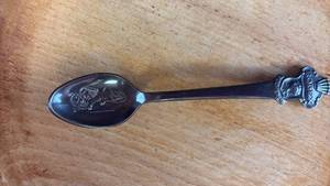 lot 40719 image: Swiss Souvenir Spoon with Dragon Design