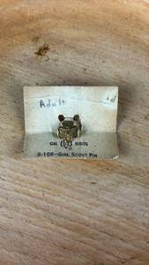 lot 40743 image: Girl Scout Adult Pin With Original Packaging