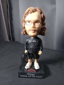 lot 40786 image: Mikey Taking Out The Trash Bobblehead Figure