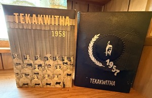 lot 20 image: Vintage Tekakwitha Yearbooks 1957 & 1958