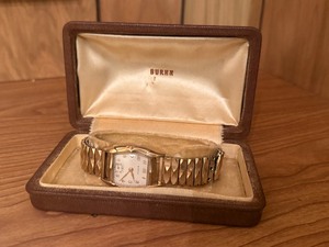 lot 47 image: Vintage Buren Wristwatch w Speidel Band & Original Box