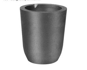 lot 57299 image: Silicon Carbide Graphite Crucibles, Crucibles for Melting Metal, Withstand The High Temperature 1800 (3272°F),Melting Casting Refining Aluminum Gold Silver Copper (4KG No.3) - Retail $25