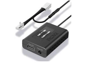 lot 57306 image: Dash Camera Power Adapter (10-Pin) for Toyota and Lexus, Connects to Rearview Mirror, LED Display, Built-in USB Power Source, Easy Install, Plug and Play, 5V 12V Output,D3-035 - Retail $25