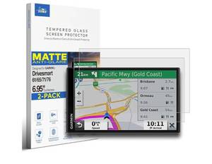 lot 57326 image: 1-PACK Tempered Glass Screen Protector for Garmin Drive Smart 61 65 71 76 6.957 Touchscreen Anti ScratchGlare (Matte) - Retail $7