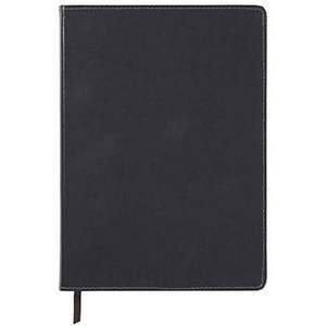 lot 57345 image: C.R. Gibson Black Professional Leather Journal Notebook  6   W x 8.5   L  240 Pages - Retail $26