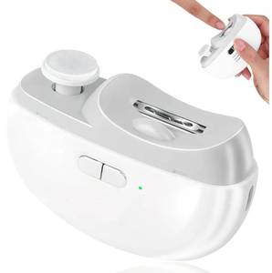 lot 57347 image: 2026 Upgraded Electric Nail Clipper, Electric Nail File, 2 Speeds Automatic Nail Trimmer with LED Light & Clip Storage - USB Rechargeable for Baby, Kids, Adults, Seniors - Retail $15