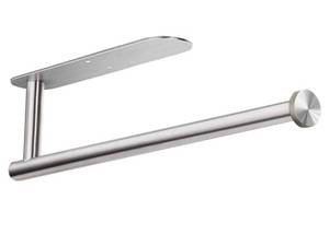 lot 57351 image: Paper Towel Holders for Kitchen, Paper Towels Bulk- Self-Adhesive Under Cabinet, Both Available in Adhesive and Screws,Stainless Steel - Retail $15