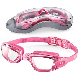 lot 57394 image: Swim Goggles, Swimming Goggles No Leaking Full Protection Adult Men Women Youth - Retail $9