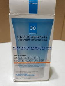 lot 57410 image: La Roche-Posay Toleriane Double Repair Matte Moisturizer UV SPF 30 - Retail $18