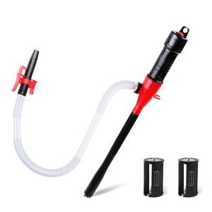 lot 57504 image: Electric Hand Pump, Portable Battery Powered Transfer Pump, Multi-Use Siphon Liquid Extractor for Gasoline, Diesel, Fuel, and Water Transfer - Retail $15