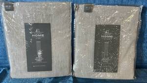 lot 2018 image: JCPenney Home Bayview Grommet Panel 50x95 Qty 2 Panels Color Ivory.