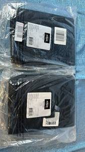 lot 2025 image: Eclipse Kendall Rod Pocket Panel 42x95 Qty 2 Panels Color Black.
