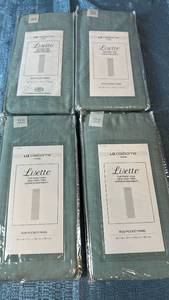 lot 2087 image: Liz Claiborne Lisette Rod Pocket Panel 60x72 Qty 4 Color Aqua Dust.