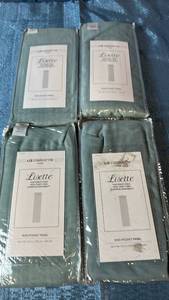 lot 2088 image: Liz Claiborne Lisette Rod Pocket Panel 60x72 Qty 4 Panels Color Aqua Dust.
