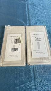 lot 3011 image: Liz Claiborne Lisette Rod Pocket Curtain Panels Set of 2, 60x54