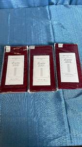 lot 3012 image: Liz Claiborne Lisette Rod Pocket Curtain Panels Set of 3, 60x54