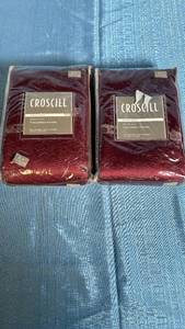lot 3021 image: Croscill Ashland Burgundy Tailored Curtain Panel, 50x84