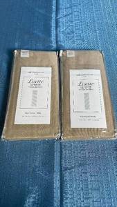 lot 3027 image: Liz Claiborne Lisette Rod Pocket Curtain Panel Set 60x84, Linen