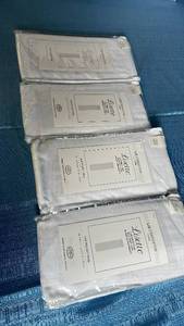 lot 3052 image: Liz Claiborne Lisette Rod Pocket Curtain Panels Set of 4, Cool White, 60x72